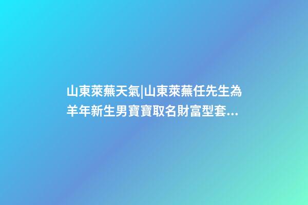 山東萊蕪天氣|山東萊蕪任先生為羊年新生男寶寶取名財富型套餐-第1張-公司起名-玄機派